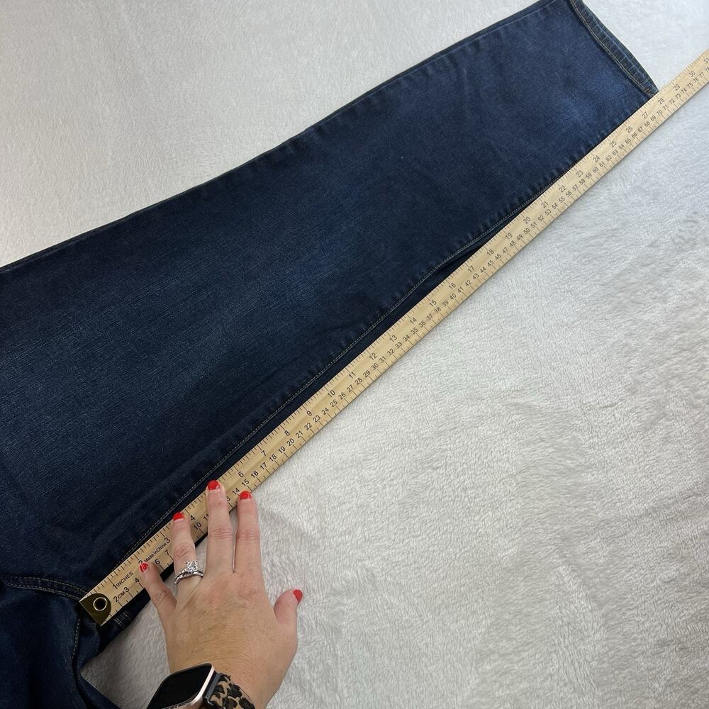 Talbots Flawless Slim Ankle High-Rise Stretch Jeans in Dark Indigo - Picture 12 of 13